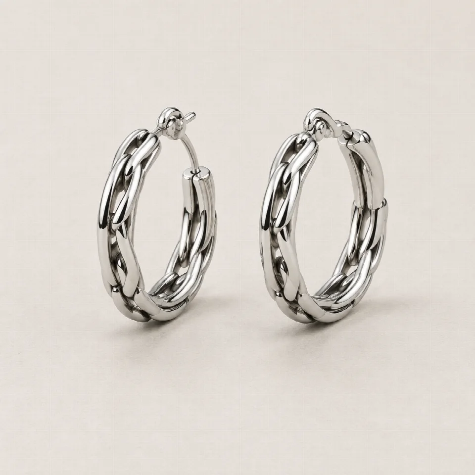 Fracture Hoops — earrings-fracture