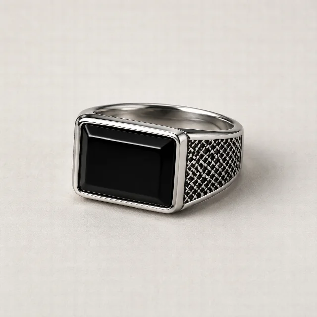 Obsidian Ring