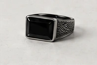 Obsidian Ring